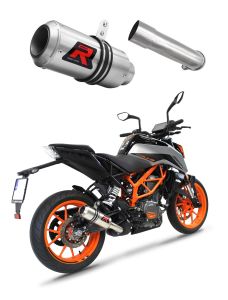 Dominator Exhaust KTM 390 Duke 2021 - 2023, Dominator exhaust ktm 390, aftermarket motorcycle exhaust, stainless steel exhaust ktm duke 390, lightweight and sporty exhaust