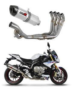 Dominator exhaust BMW S 1000 R 2017 - 2020, aftermarket motorcycle exhaust, stainless steel exhaust S 1000 R, lightweight and sporty exhaust