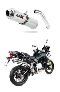 Dominator exhaust BMW F 750 GS 2020, performance exhaust, aftermarket motorcycle exhaust, stainless steel BMW exhaust.