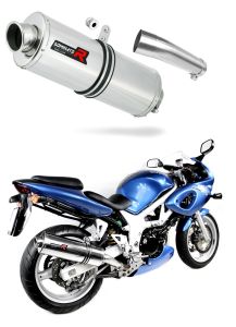 Dominator exhaust Suzuki SV650, aftermarket motorcycle exhaust, stainless steel exhaust suzuki sv 650, lightweight and sporty exhaust