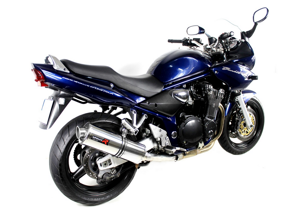 DOMINATOR SLIP ON EXHAUST ROUND EUROPEAN FITS SUZUKI GSF 1200 BANDIT 2001-2005 DOMINATOR SLIP ON EXHAUST ROUND EUROPEAN FITS SUZUKI GSF 1200 BANDIT 2001-2005